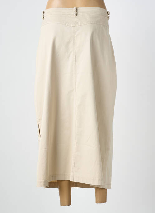 Fustă lungă croială dreaptă bej ARMOR LUX femme
