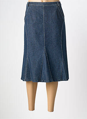 Fustă midi albastru PIER BÉ femeie