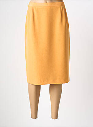 Fustă midi galben PIER BÉ femeie