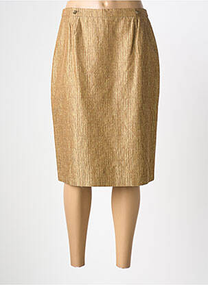 Fustă midi auriu PIER BÉ femeie