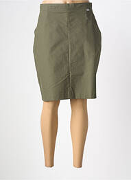 Fustă midi croială dreaptă verde ARMOR LUX femme