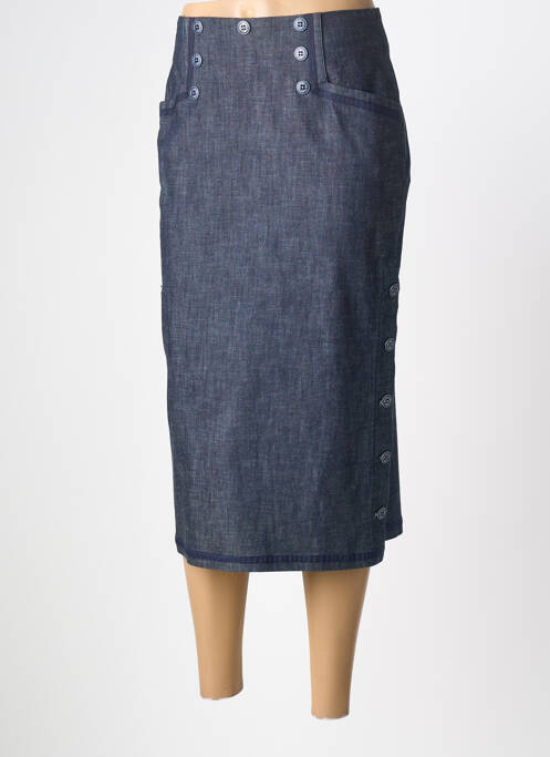 Fustă midi albastru PAUL BRIAL femeie