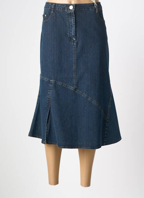 Fustă midi albastru CLAUDE DE SAIVRE femeie