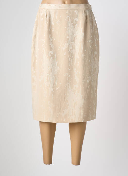 Fustă midi bej PIER BÉ femeie