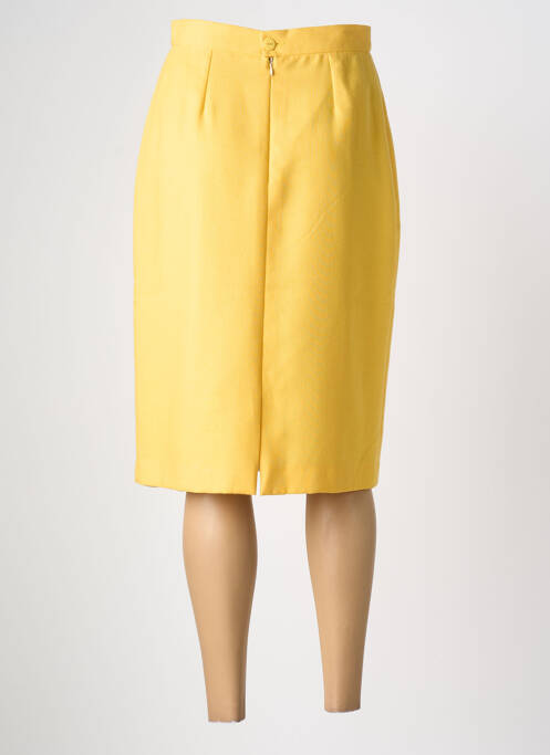 Fustă midi galben PIER BÉ femeie