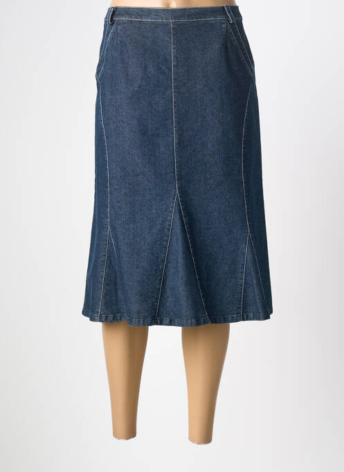 Fustă midi albastru PIER BÉ femeie