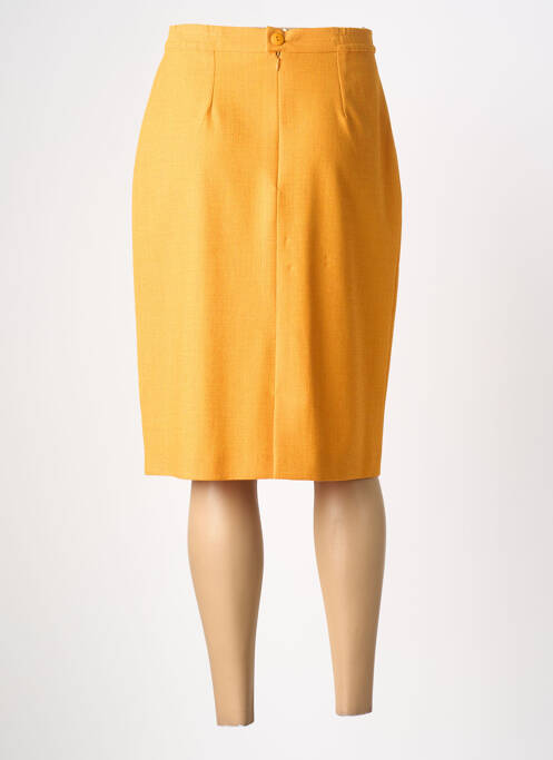 Fustă midi galben PIER BÉ femeie