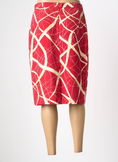 Fustă midi roșu CLAUDE DE SAIVRE femeie