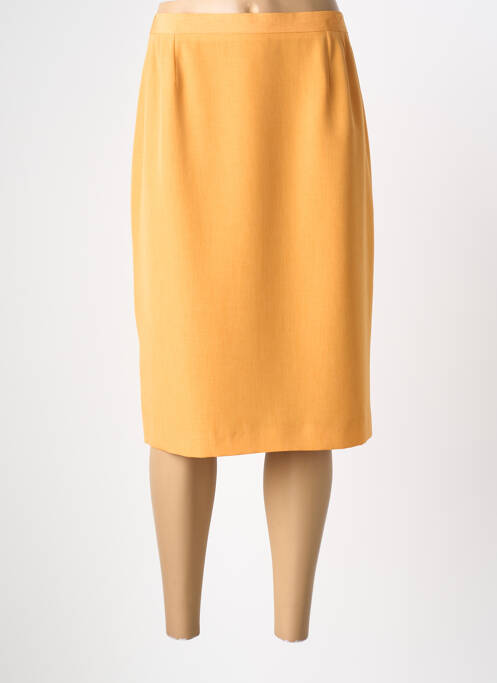 Fustă midi galben PIER BÉ femeie