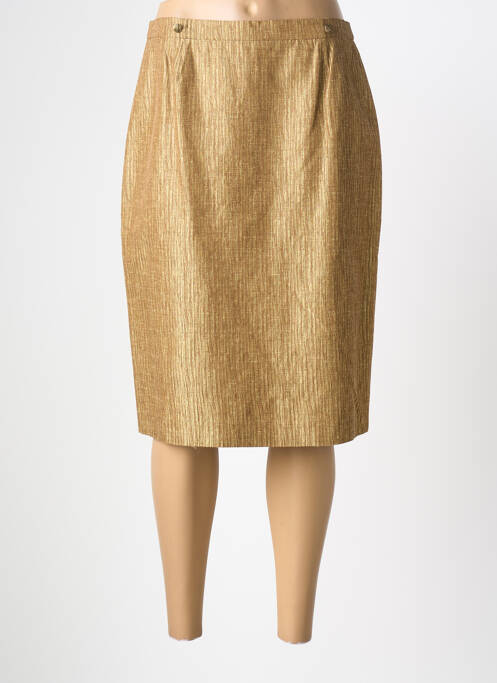 Fustă midi auriu PIER BÉ femeie