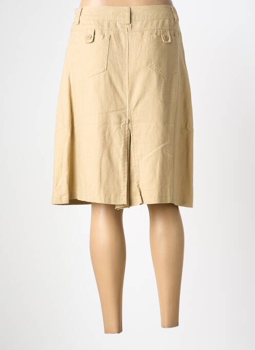 Fustă midi bej CLAUDE DE SAIVRE femeie