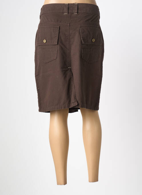 Fustă midi maro MASSANA femeie