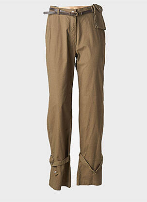 Pantalon drept verde CARNET DE BORD femeie