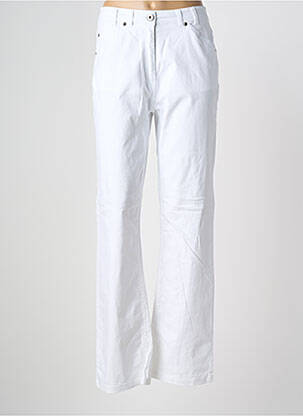 Blugi cu croială dreaptă alb CLAUDE DE SAIVRE femeie