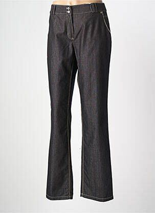 Blugi cu croială dreaptă negru GELCO femeie