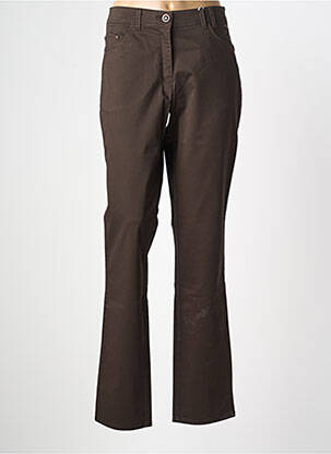Pantalon drept elasticitate mărime normală maro JOCAVI femeie