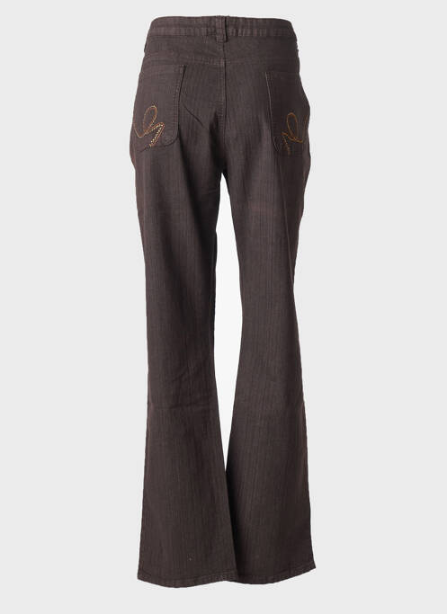 Blugi cu croială dreaptă maro CLAUDE DE SAIVRE femeie