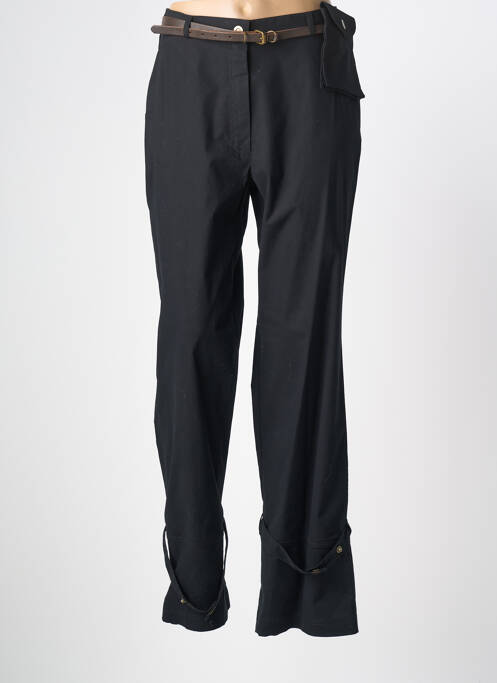 Pantalon drept negru CARNET DE BORD femeie