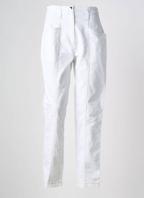 Pantalon slim alb PAUL BRIAL femeie