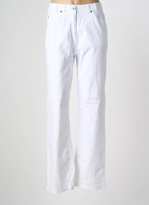 Blugi cu croială dreaptă alb CLAUDE DE SAIVRE femeie