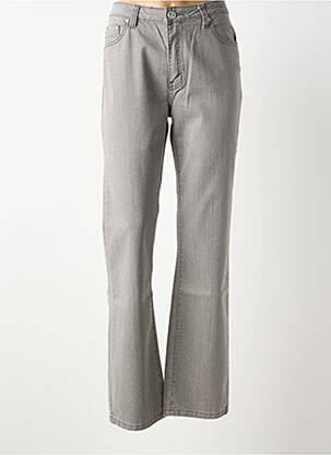 Blugi cu croială slim gri CLAUDE DE SAIVRE femeie