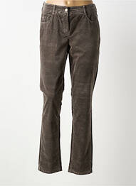 Pantalon slim elasticitate mărime normală gri ATELIER GARDEUR femme