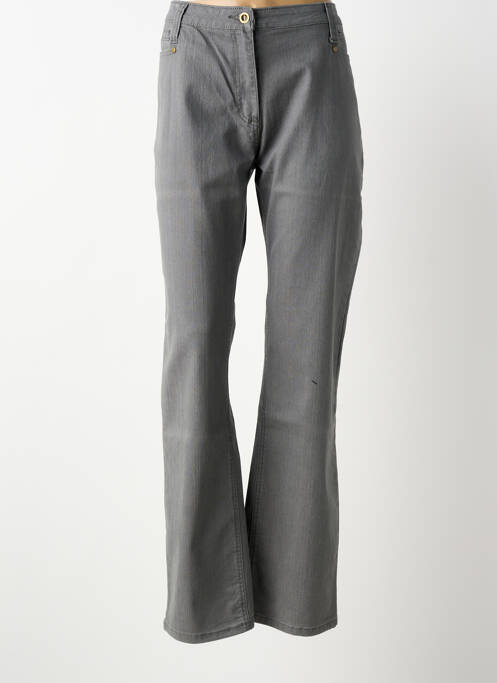 Blugi cu croială dreaptă gri CLAUDE DE SAIVRE femeie
