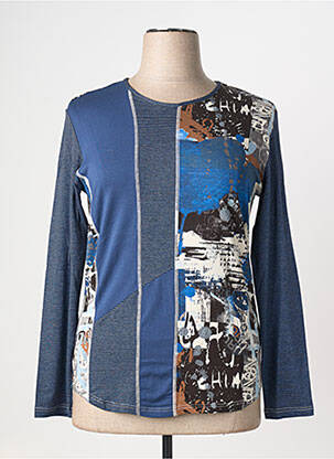 Top albastru CLAUDE DE SAIVRE femeie