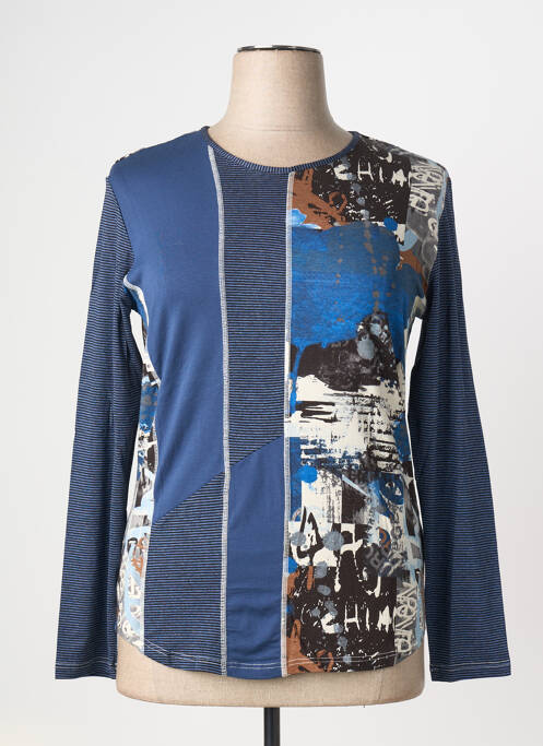 Top albastru CLAUDE DE SAIVRE femeie