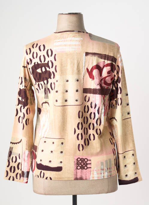 Top bej CLAUDE DE SAIVRE femeie