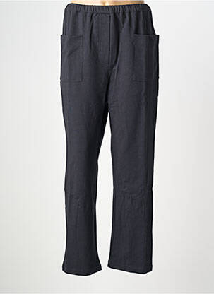 Pantalon drept talie elastică mărime normală negru RHUM RAISIN femeie