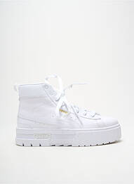 Adidași platformă toc de 4 la 6 cm alb PUMA femme