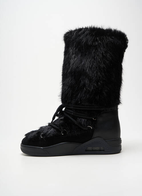 Cizme nubuc toc plat până la 3 cm negru SERAFINI femme