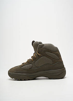 Adidași vârf rotund toc de 4 la 6 cm verde SEASON 7 femeie