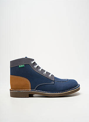 Botine/ghete toc mic toc plat până la 3 cm albastru KICKERS femme