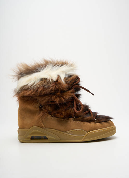 Botine/ghete umplută toc de 4 la 6 cm maro SERAFINI femme