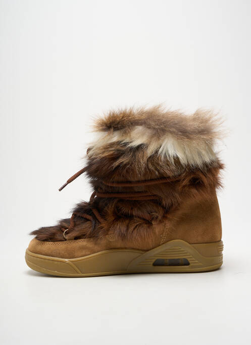 Botine/ghete umplută toc de 4 la 6 cm maro SERAFINI femme