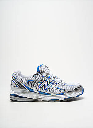 Adidași țesătură satinată vârf rotund argintiu NEW BALANCE bărbat