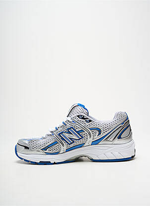 Adidași țesătură satinată vârf rotund argintiu NEW BALANCE bărbat