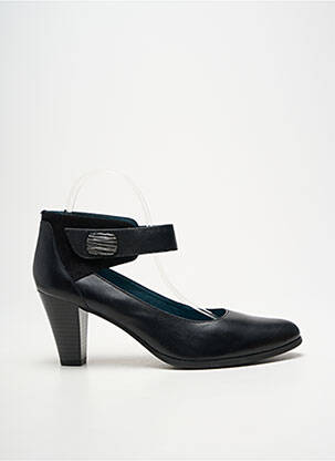 Pantofi cu toc vârf ascuțit toc de 7 la 9 cm negru KARSTON femeie