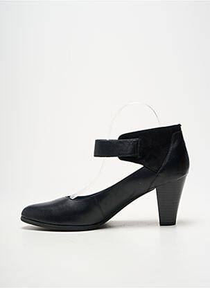 Pantofi cu toc vârf ascuțit toc de 7 la 9 cm negru KARSTON femeie