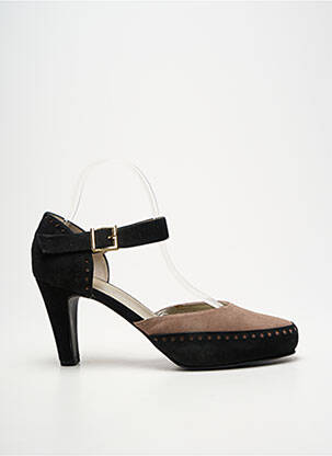 Pantofi cu toc toc cui. toc de 7 la 9 cm negru BRENDA ZARO femeie