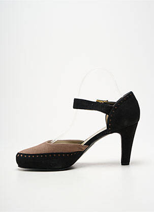 Pantofi cu toc toc cui. toc de 7 la 9 cm negru BRENDA ZARO femeie