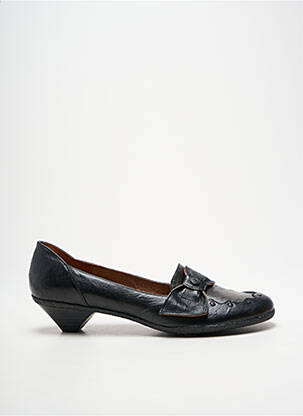 Pantofi cu toc țesătură satinată toc de 4 la 6 cm negru PACO VALIENTE femeie