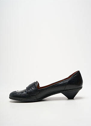 Pantofi cu toc țesătură satinată toc de 4 la 6 cm negru PACO VALIENTE femeie