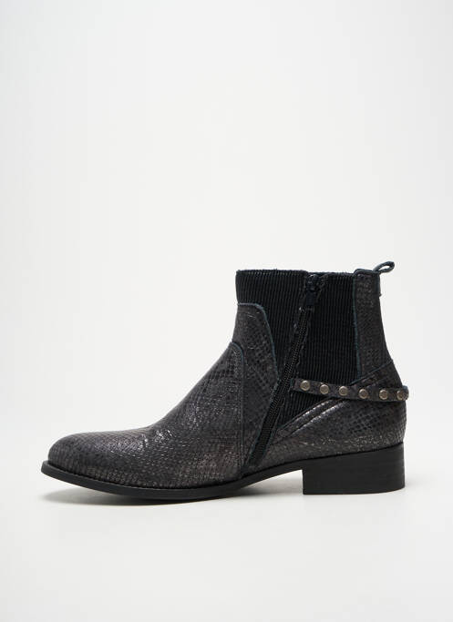 Botine/ghete toc mic toc plat până la 3 cm argintiu REGARD femme