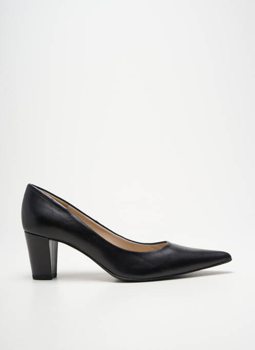 Pantofi cu toc țesătură satinată toc de 7 la 9 cm negru BRENDA ZARO femme