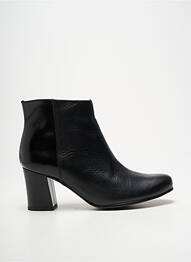 Botine/ghete material neted toc de 4 la 6 cm negru KARSTON femme
