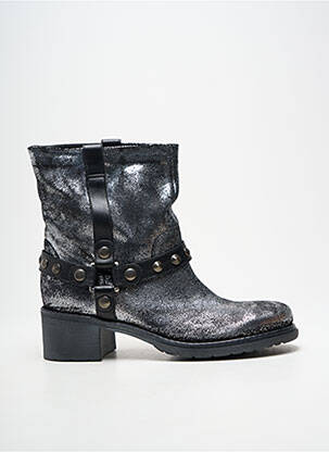 Botine/ghete toc de 4 la 6 cm argintiu JANET SPORT femeie