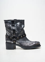 Botine/ghete toc de 4 la 6 cm argintiu JANET SPORT femeie